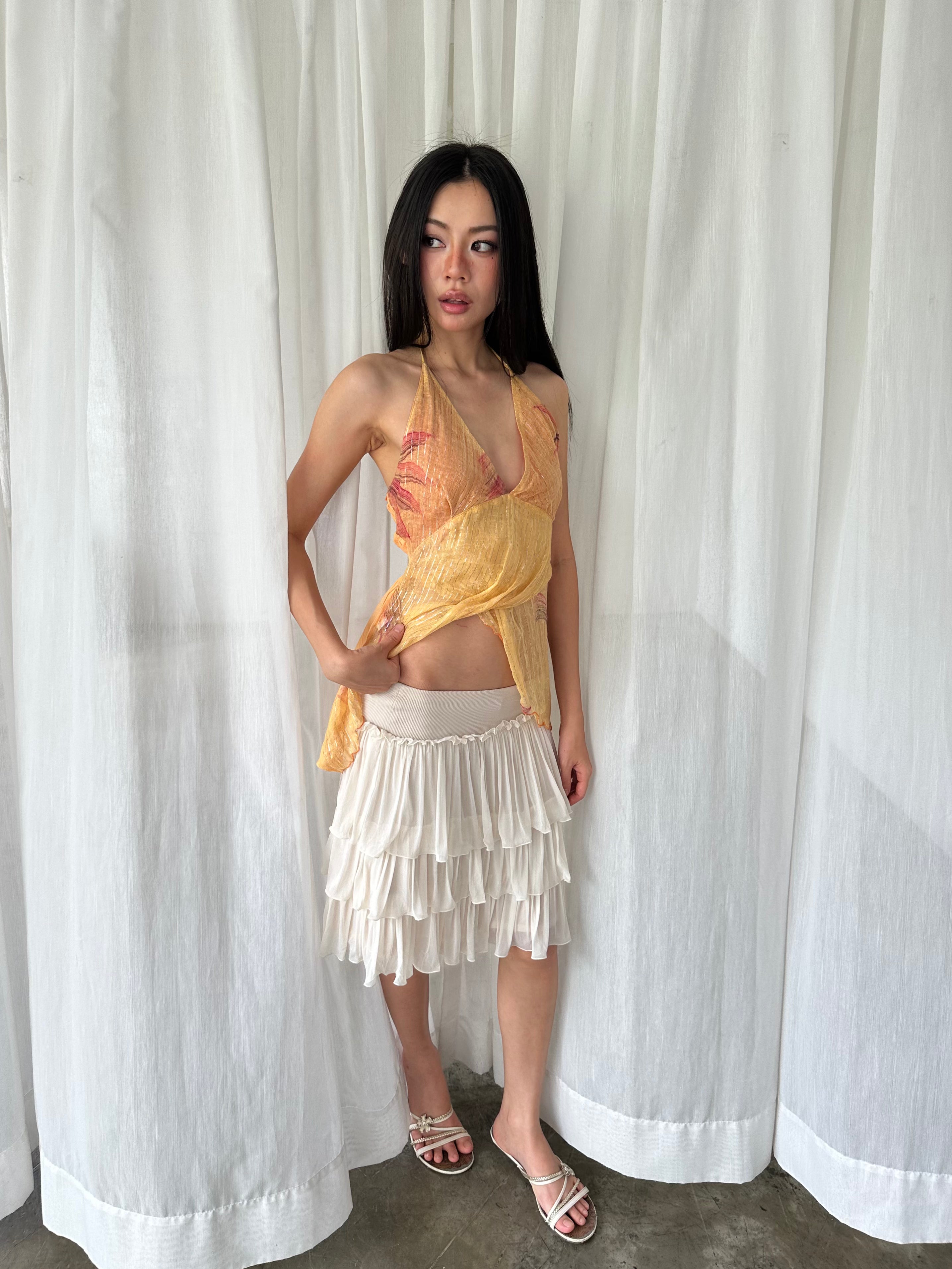 Sunset shimmer halter top