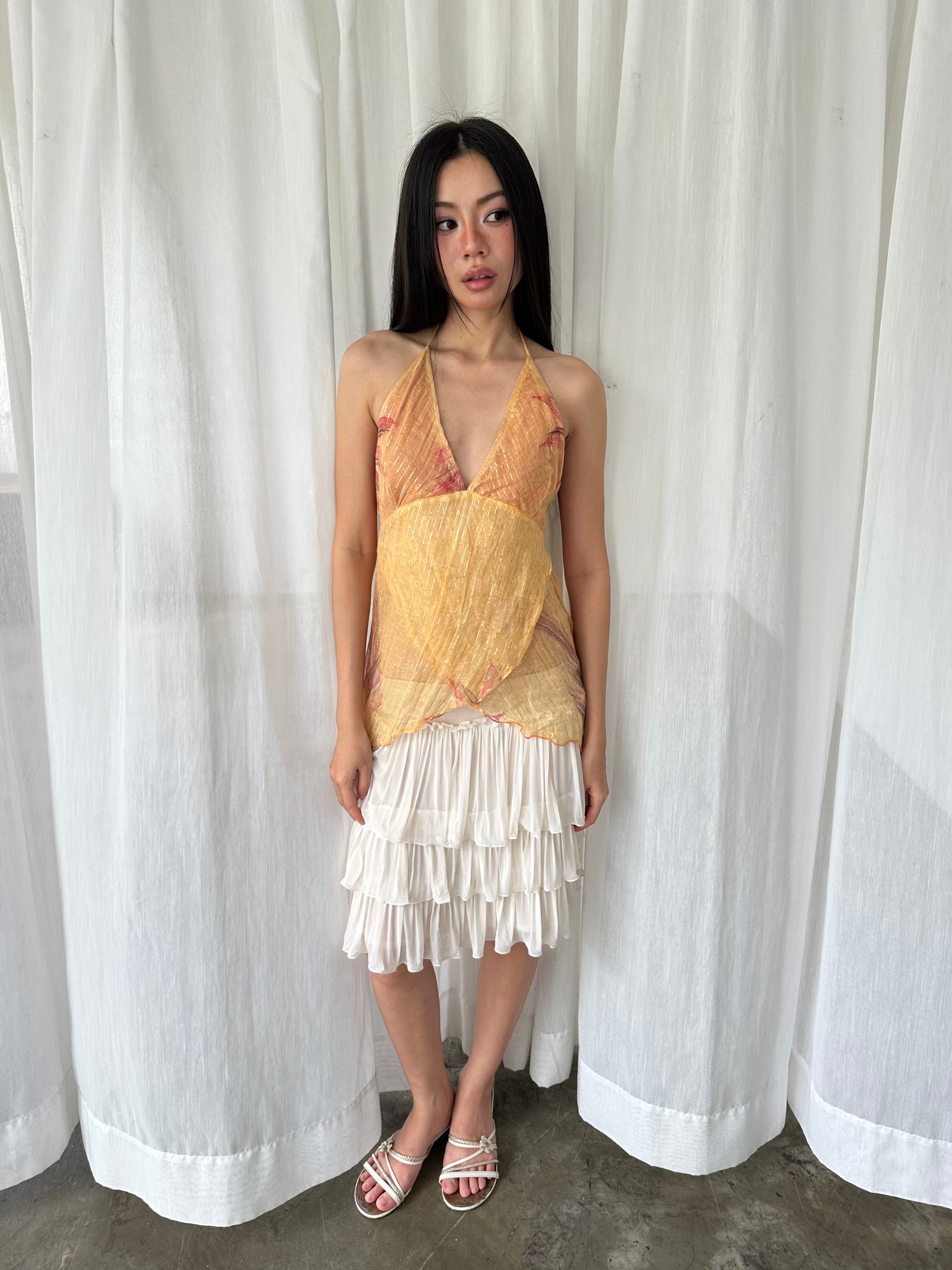 Sunset shimmer halter top