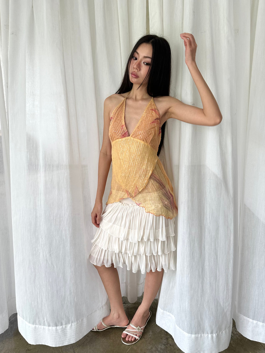 Sunset shimmer halter top