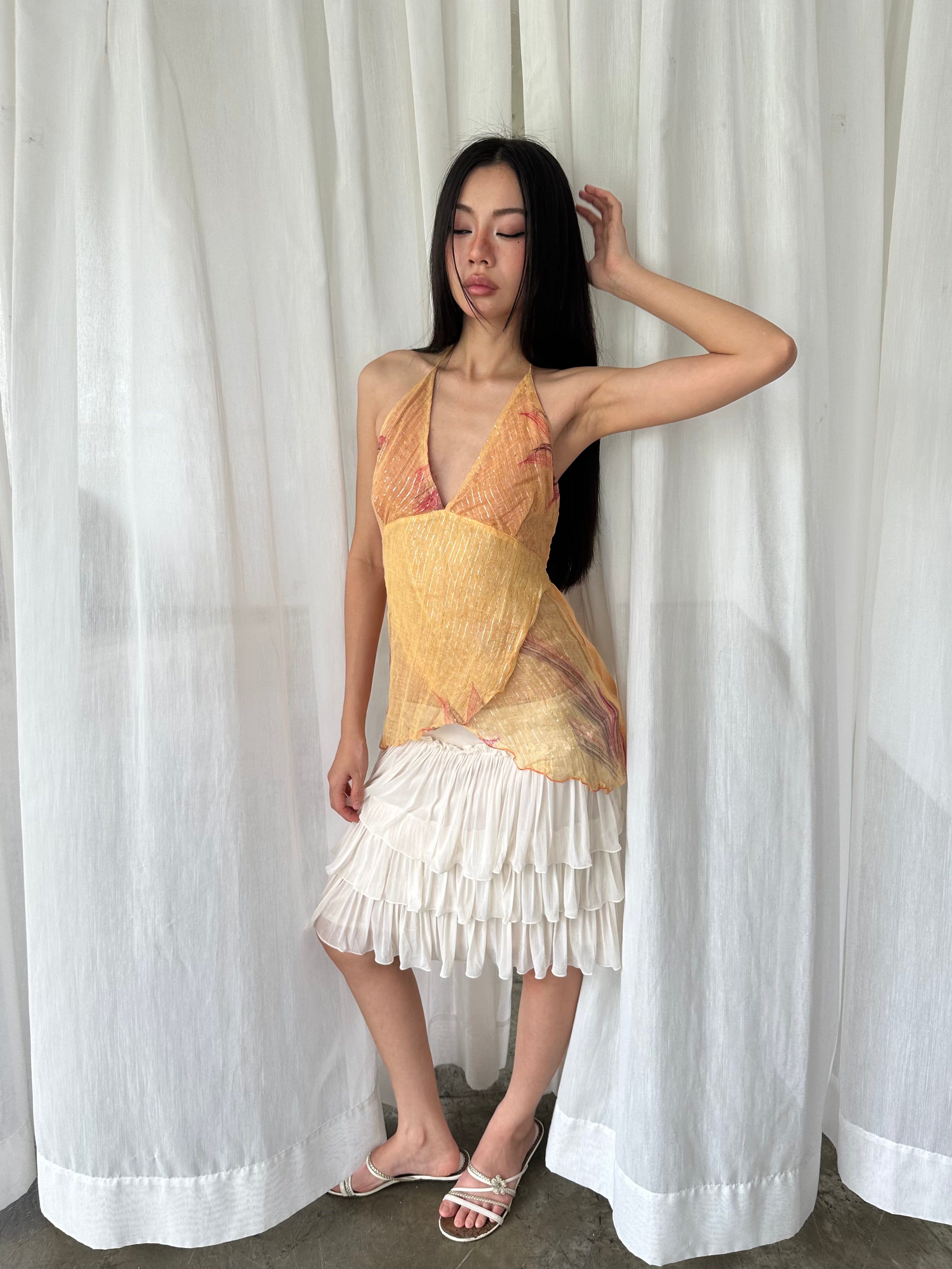 Sunset shimmer halter top