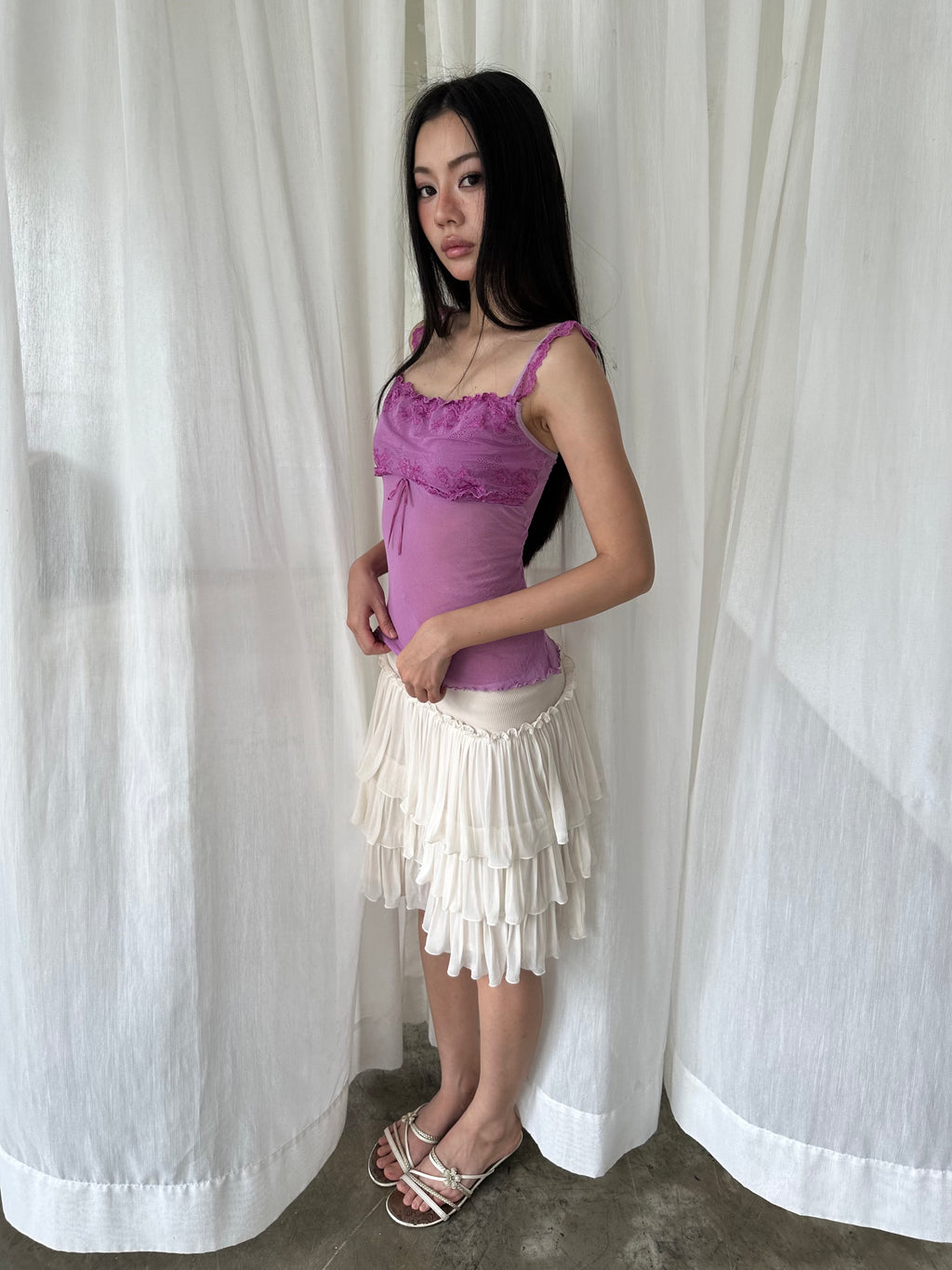 Gilligan o'malley lilac top