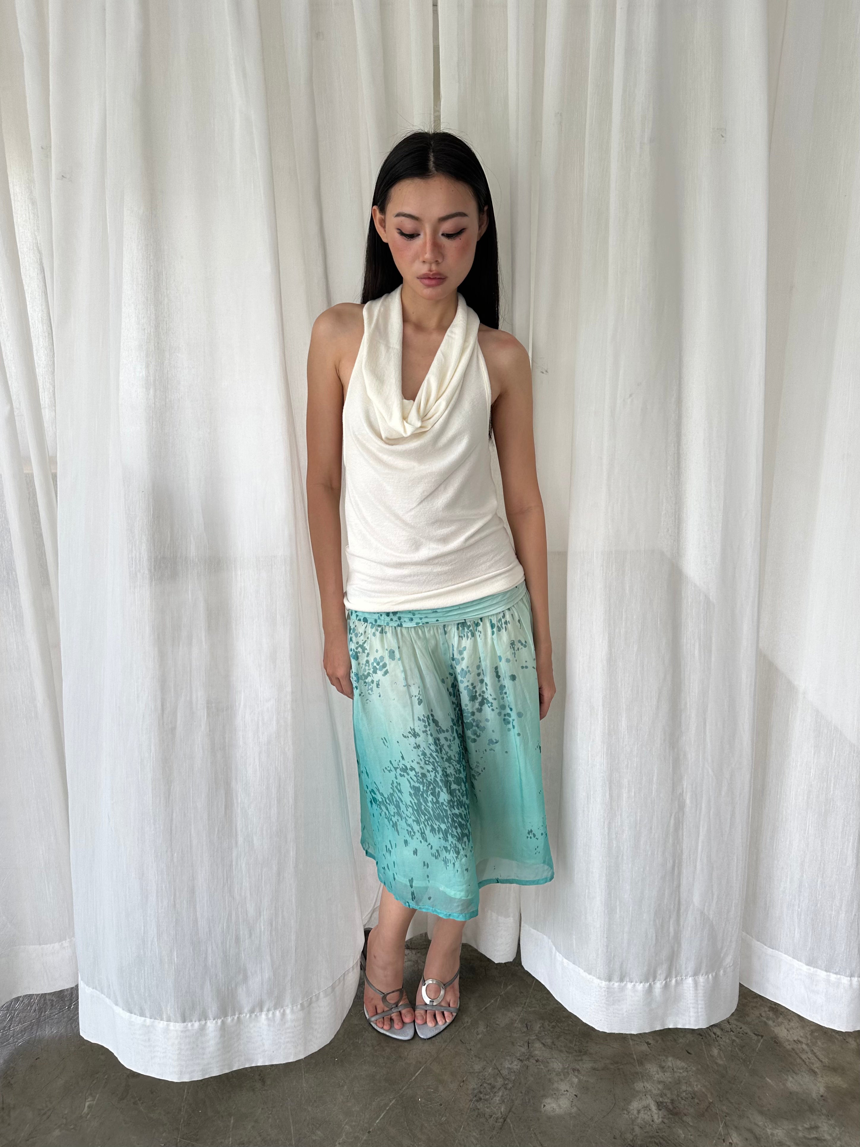 Lagoon chiffon skirt