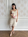 Floral babydoll camisole