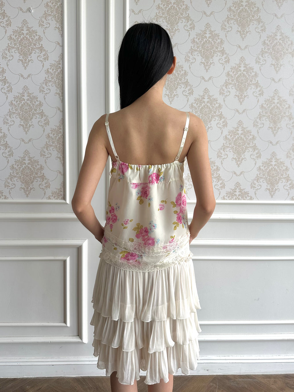 Floral babydoll camisole