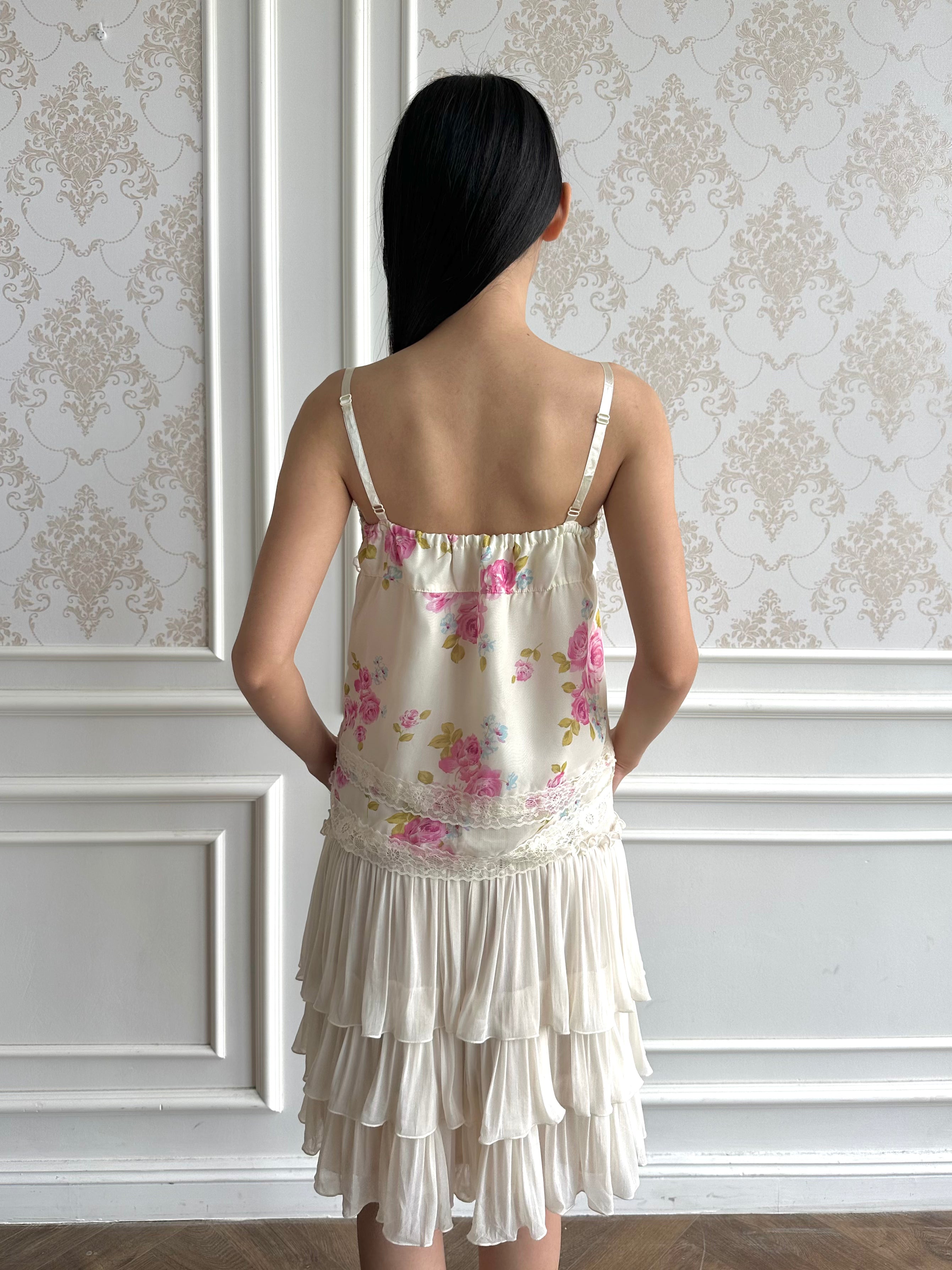 Floral babydoll camisole