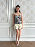 Chevron bow tube top