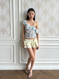 Morgan de Toi floral lace top