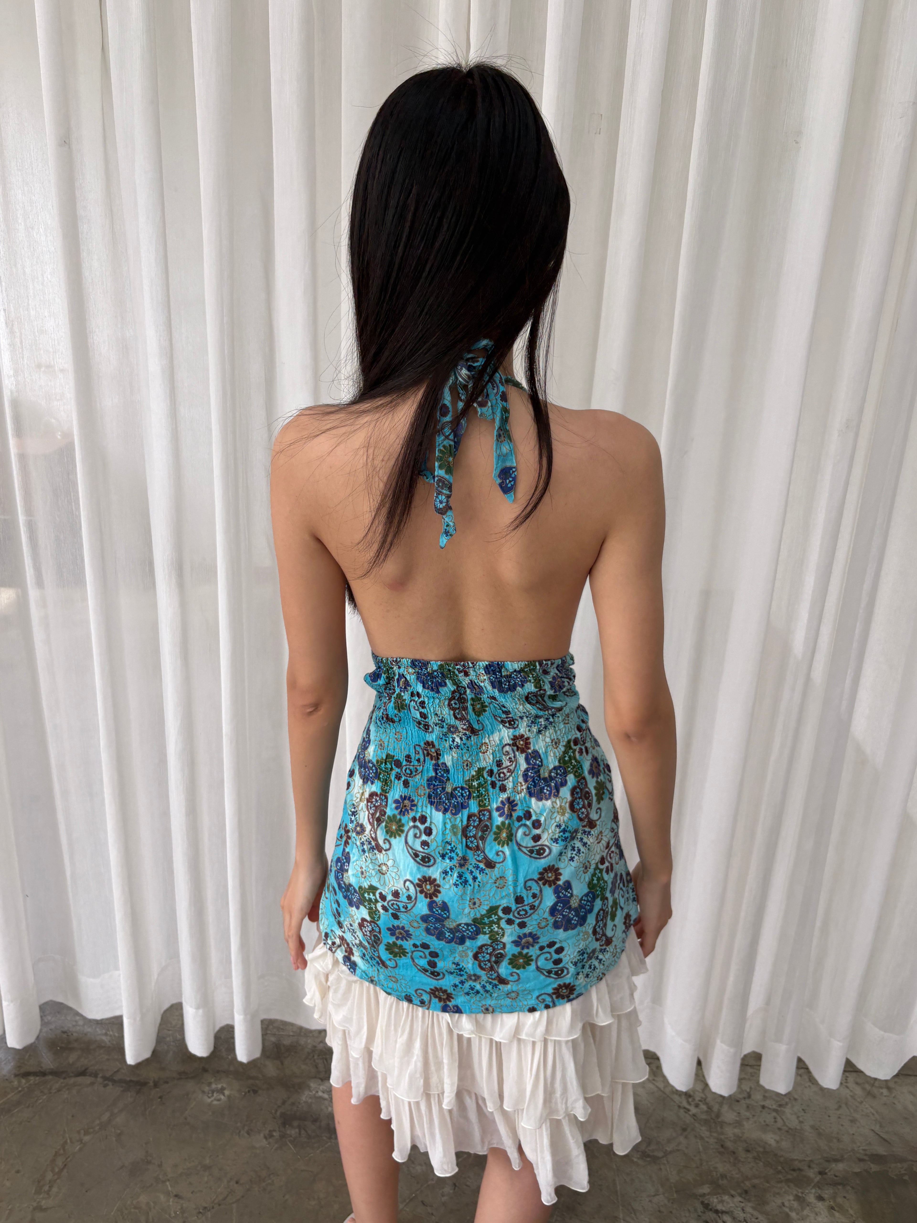 Beaded halter top