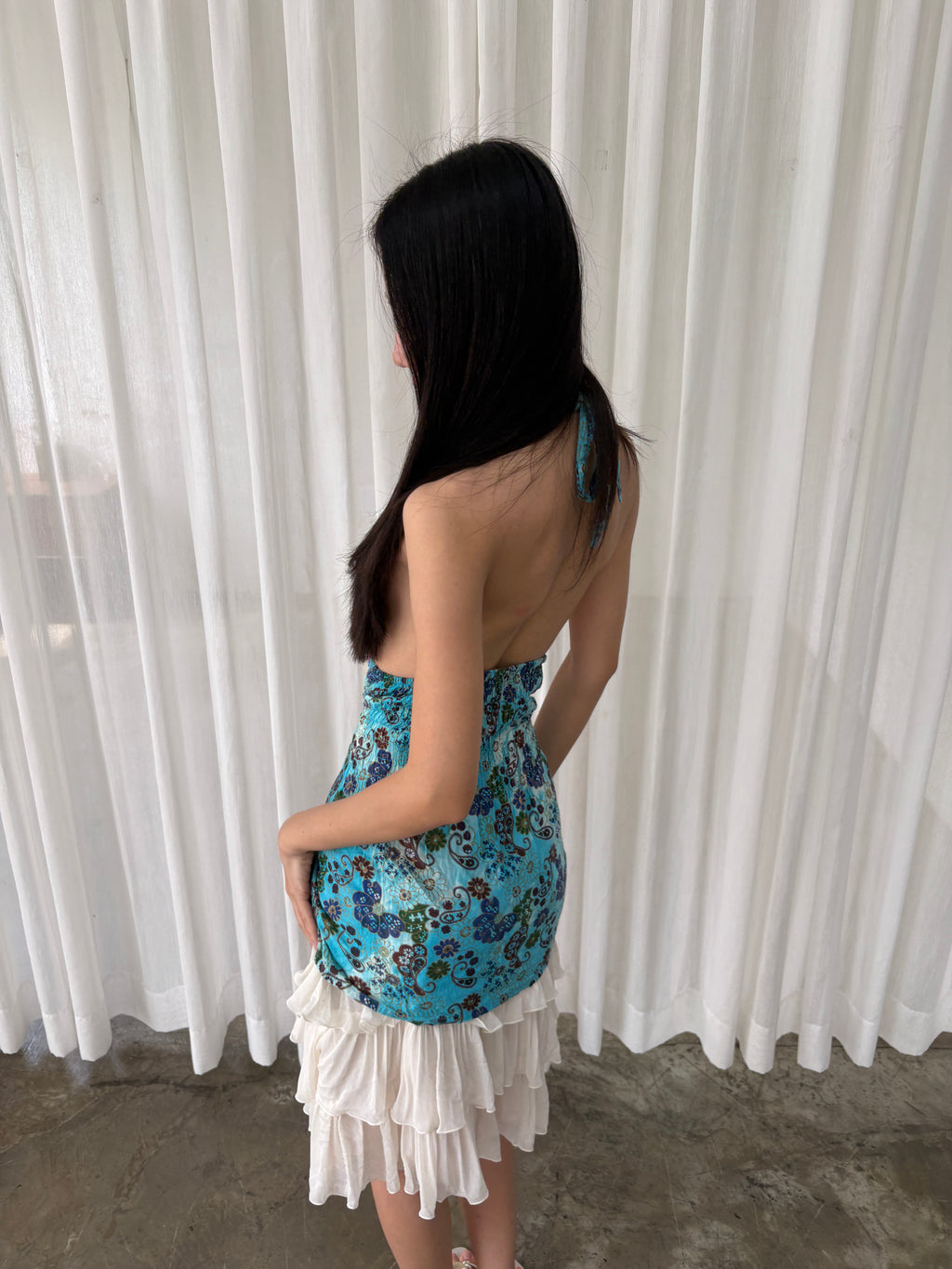 Beaded halter top