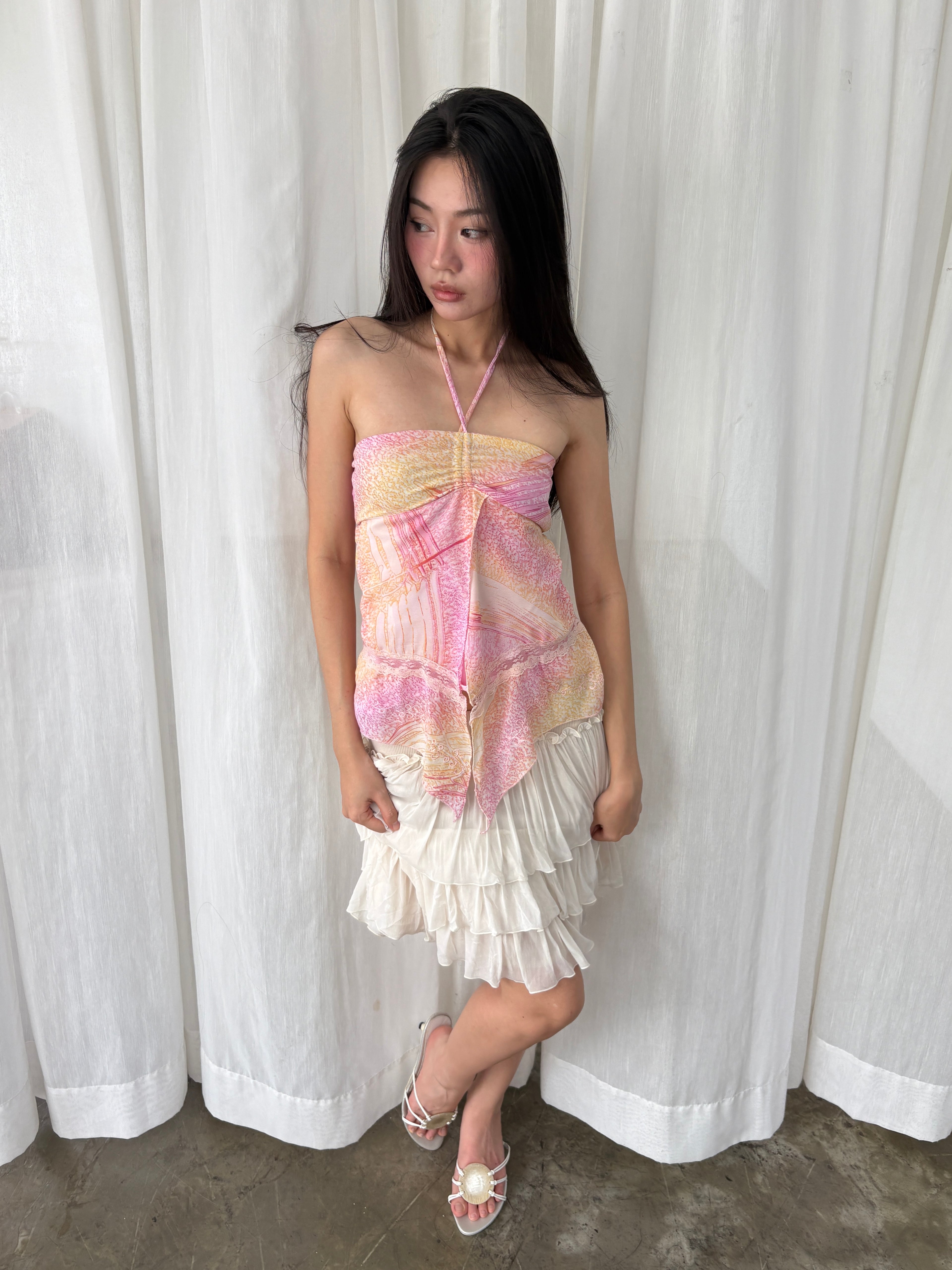 Pastel halter top