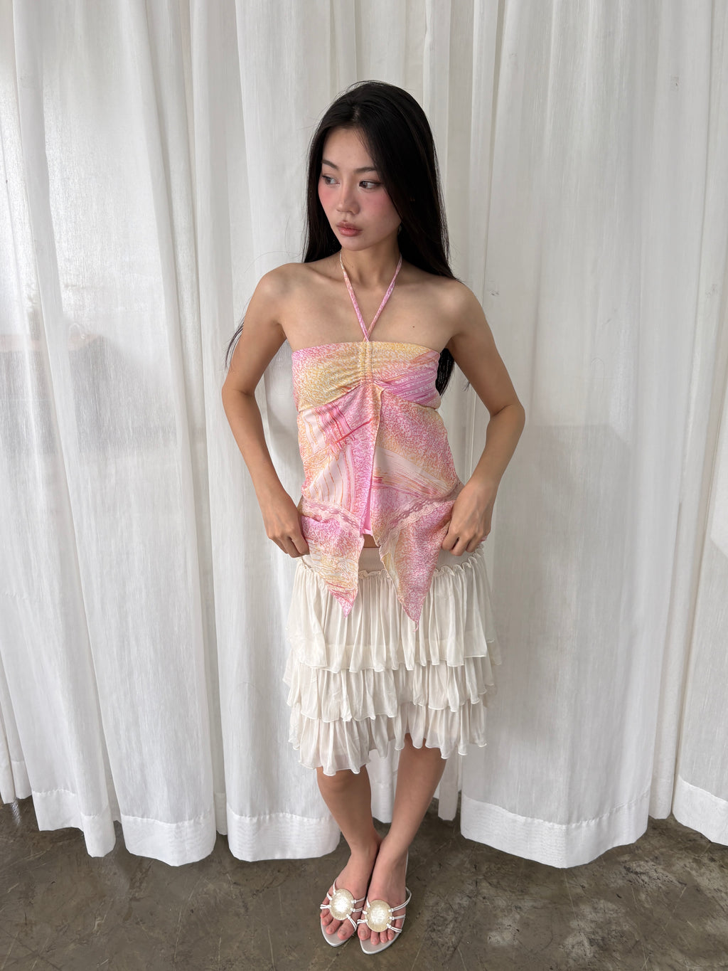 Pastel halter top