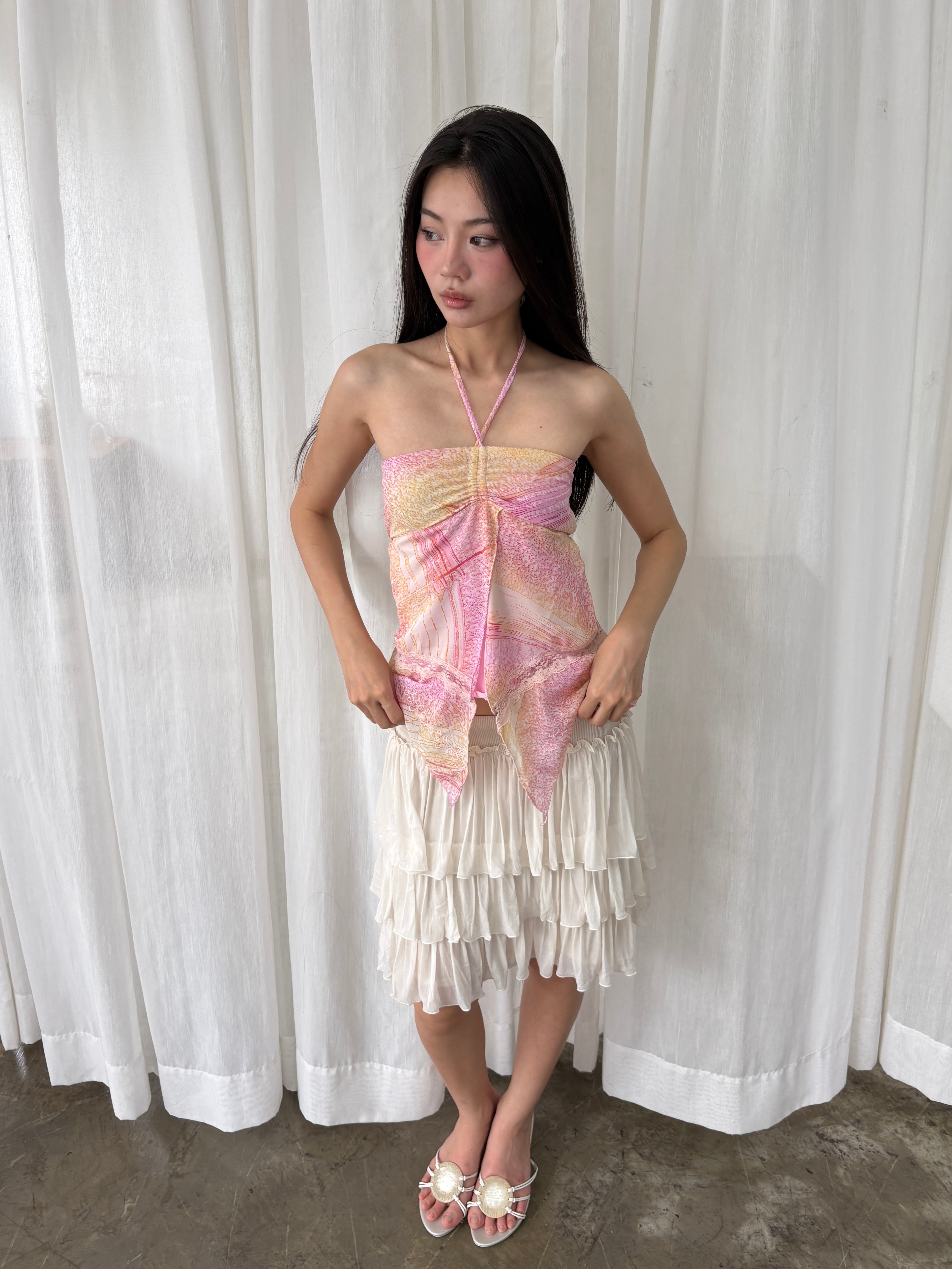 Pastel halter top