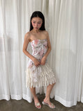 Lace garden tube top
