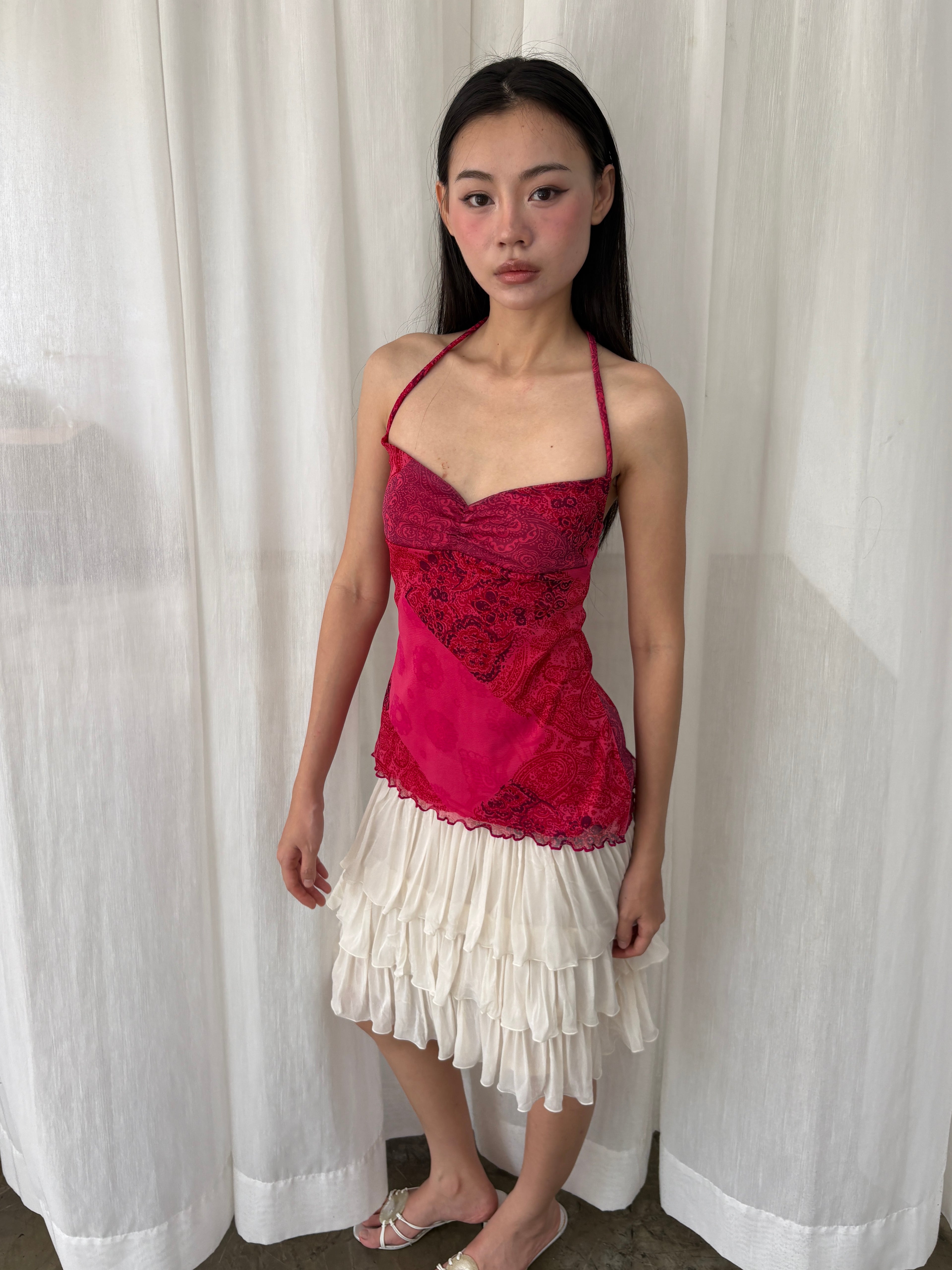 Ruby paisley halter top
