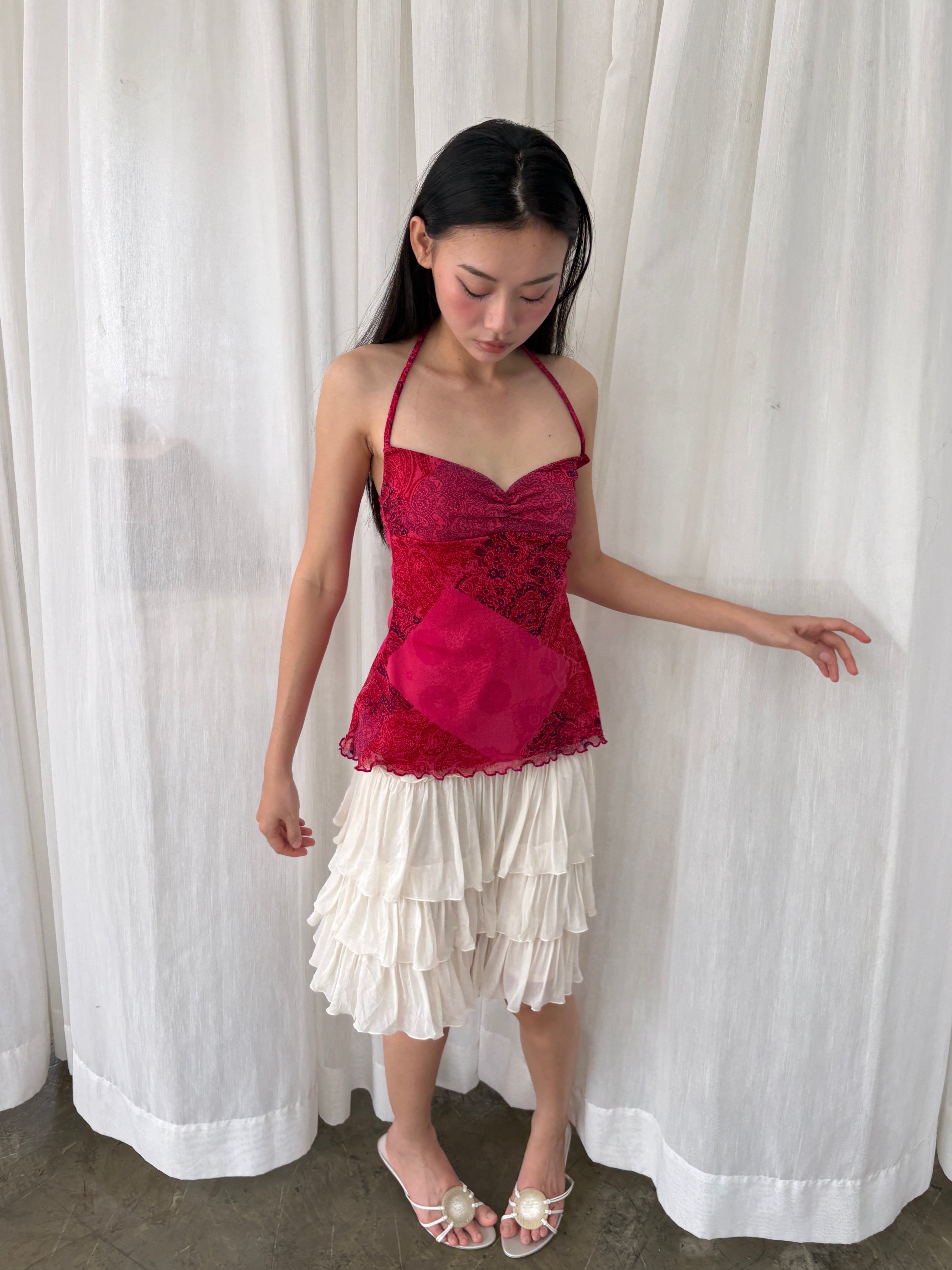 Ruby paisley halter top