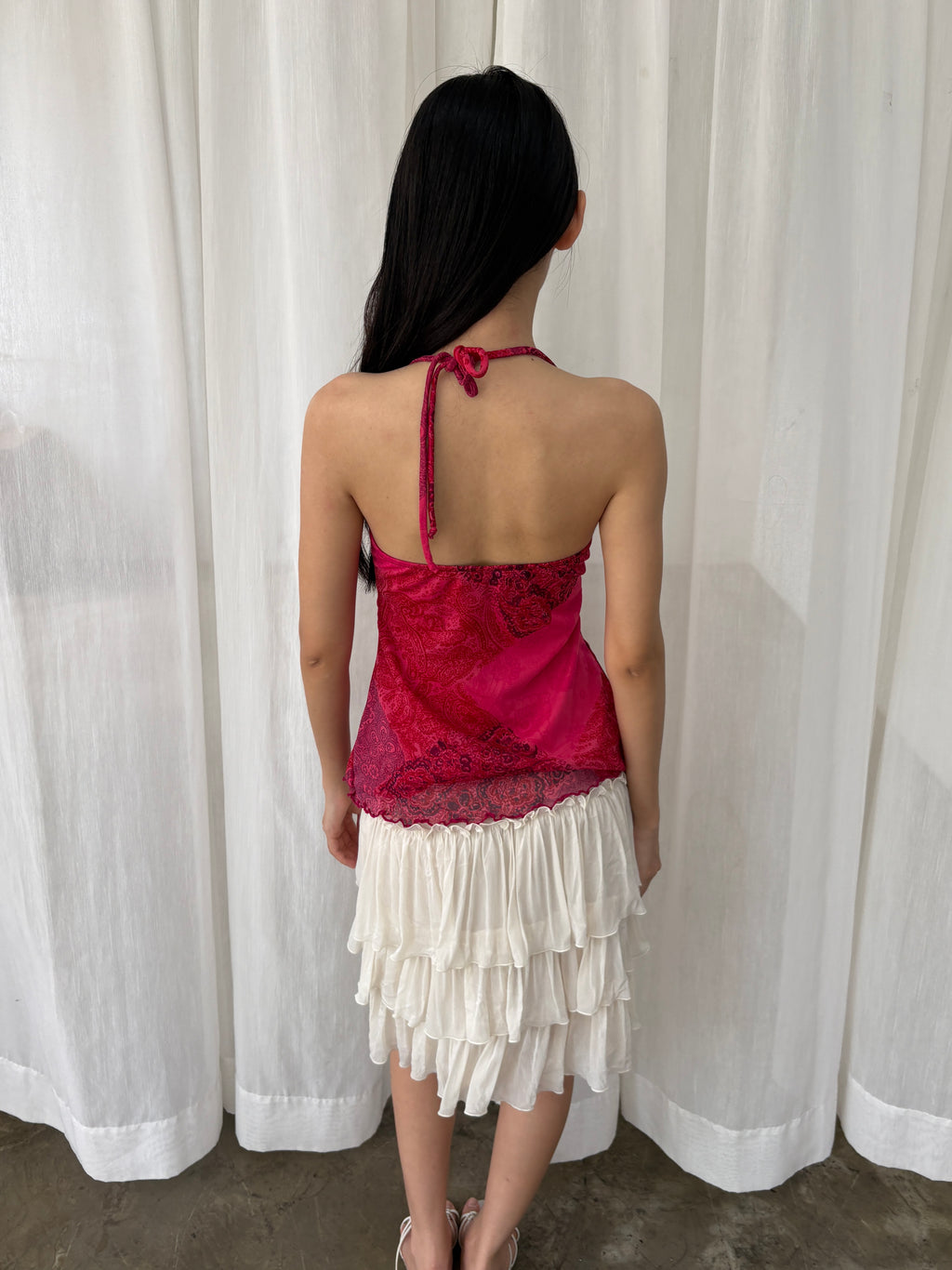 Ruby paisley halter top