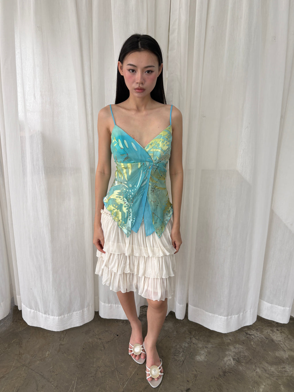 Lagoon print camisole
