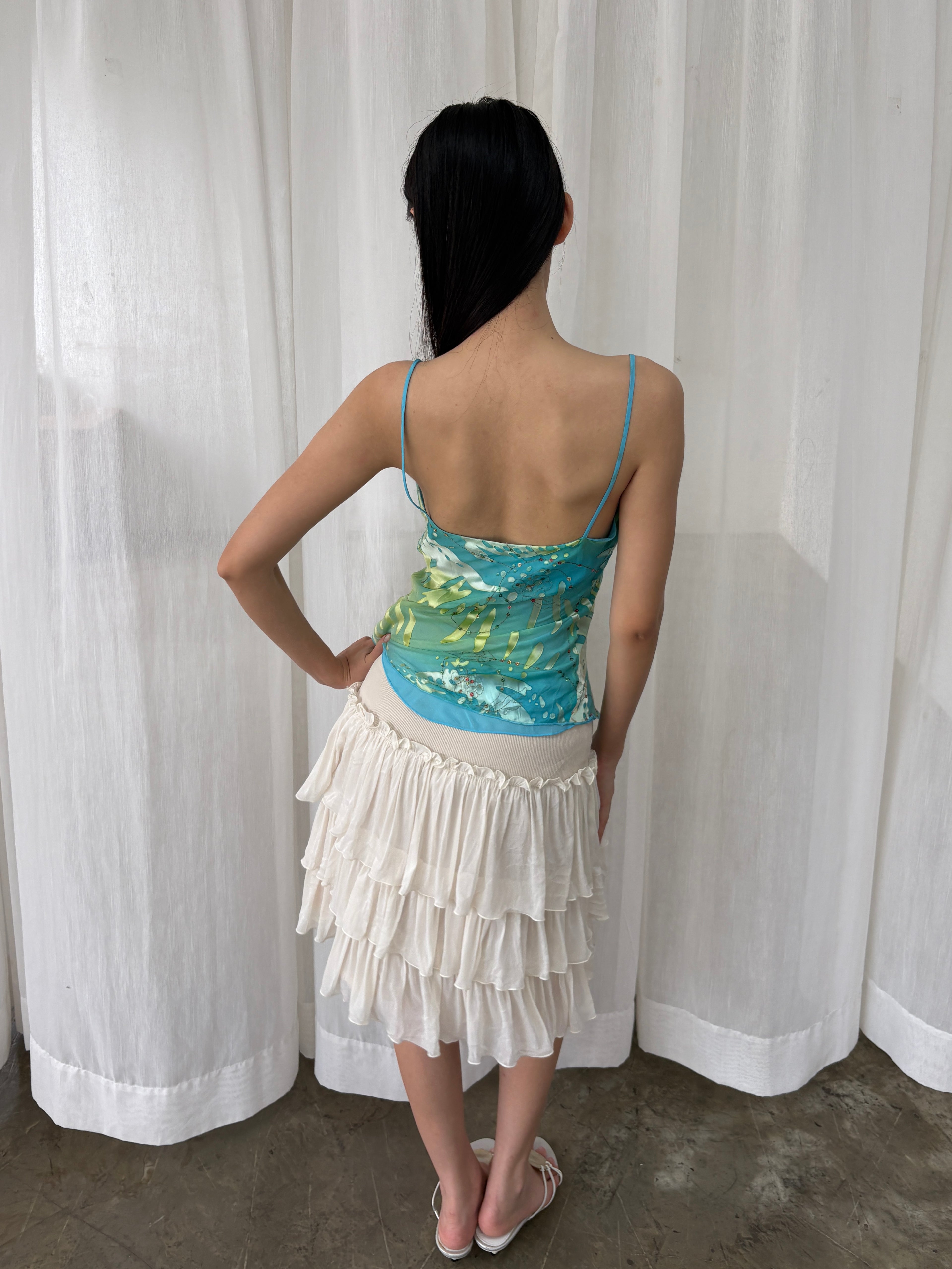 Lagoon print camisole