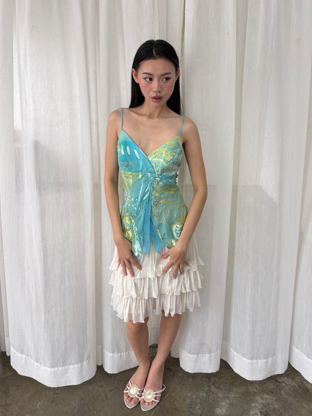 Lagoon print camisole