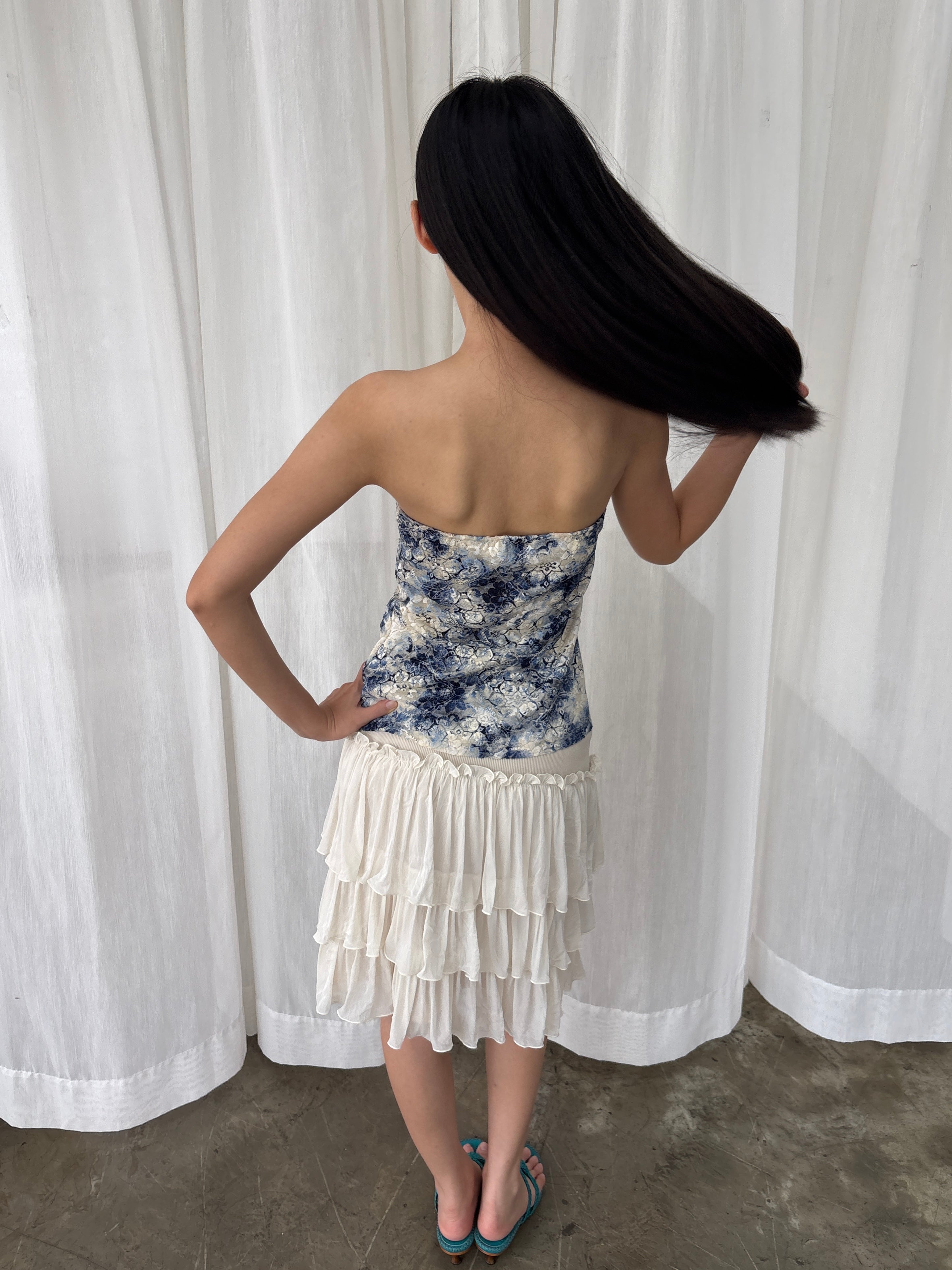 Porcelain lace tube