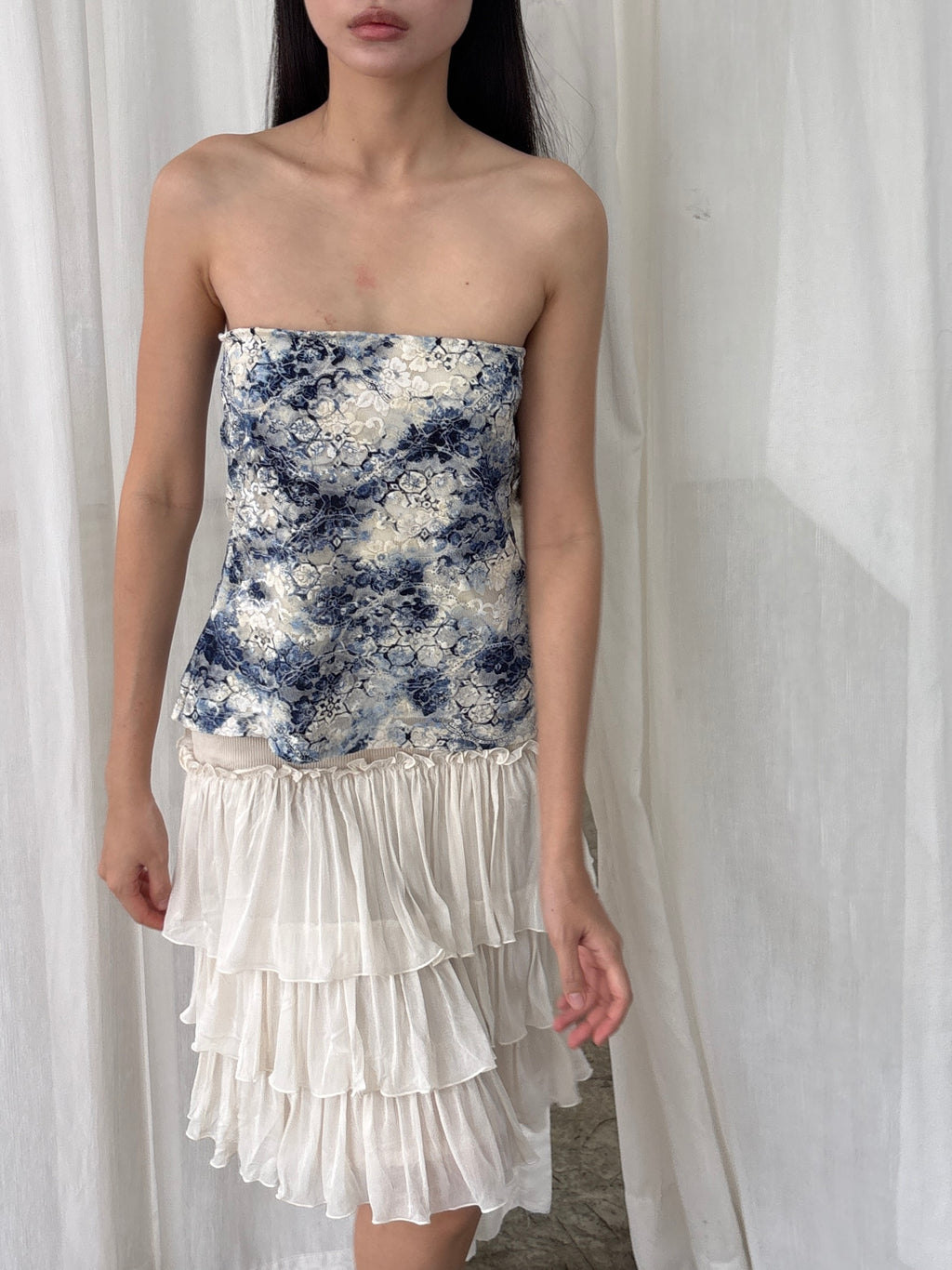 Porcelain lace tube