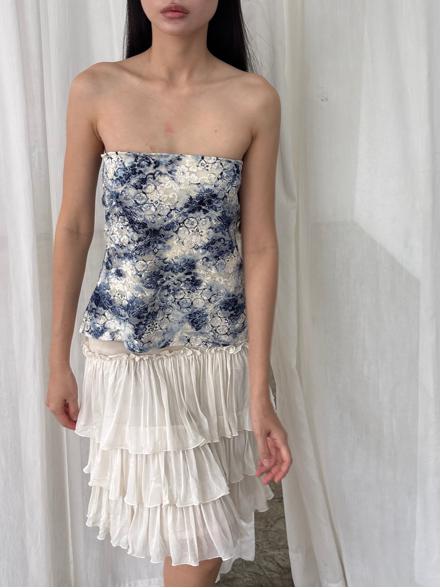 Porcelain lace tube