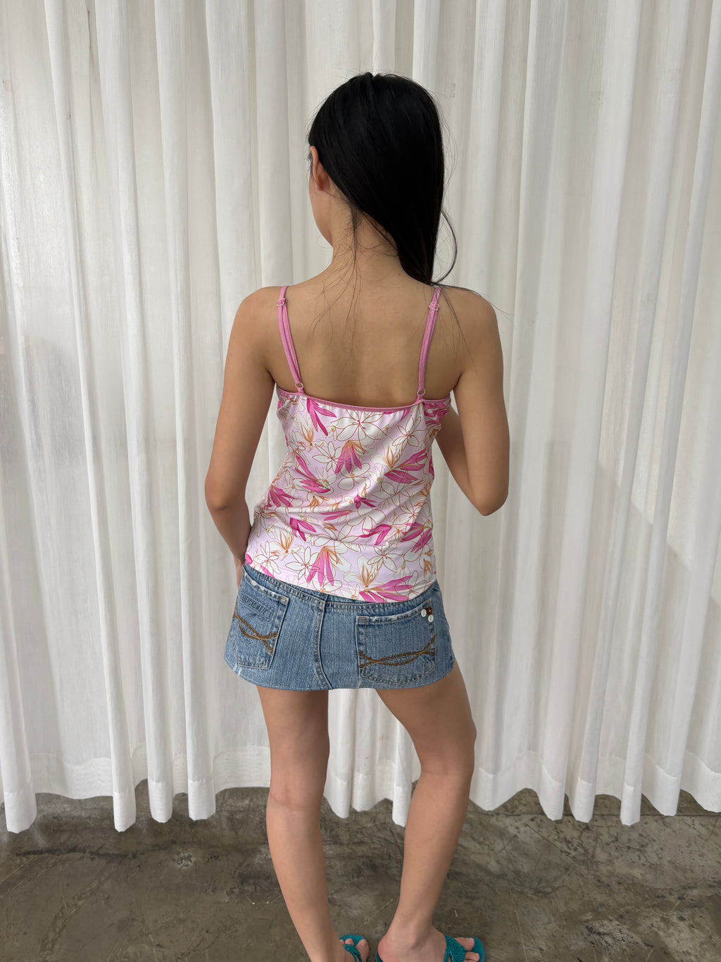 Floral fitted camisole