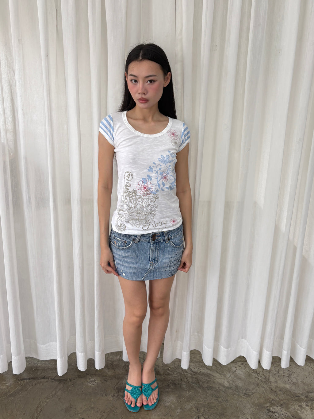 Roxy graphic baby tee