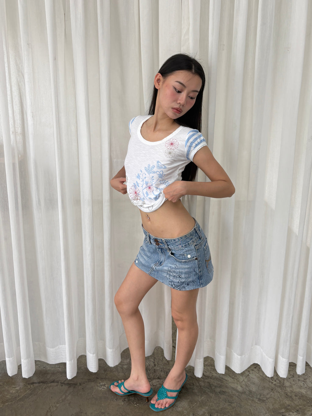 Roxy graphic baby tee