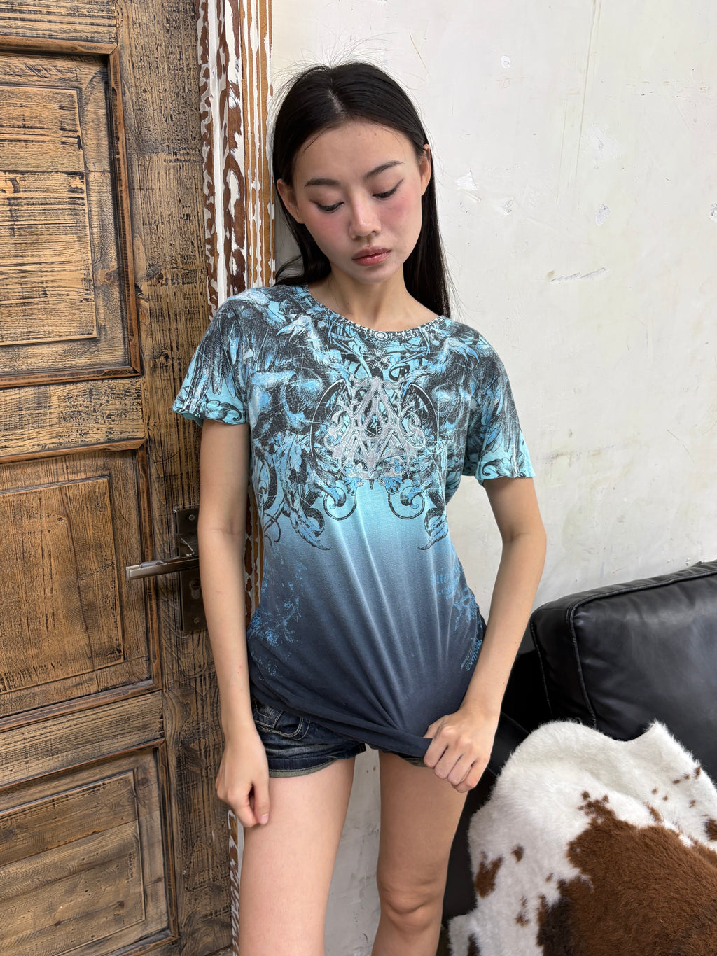 Affliction wing tee