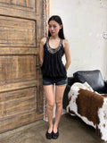 Beaded bubble halter
