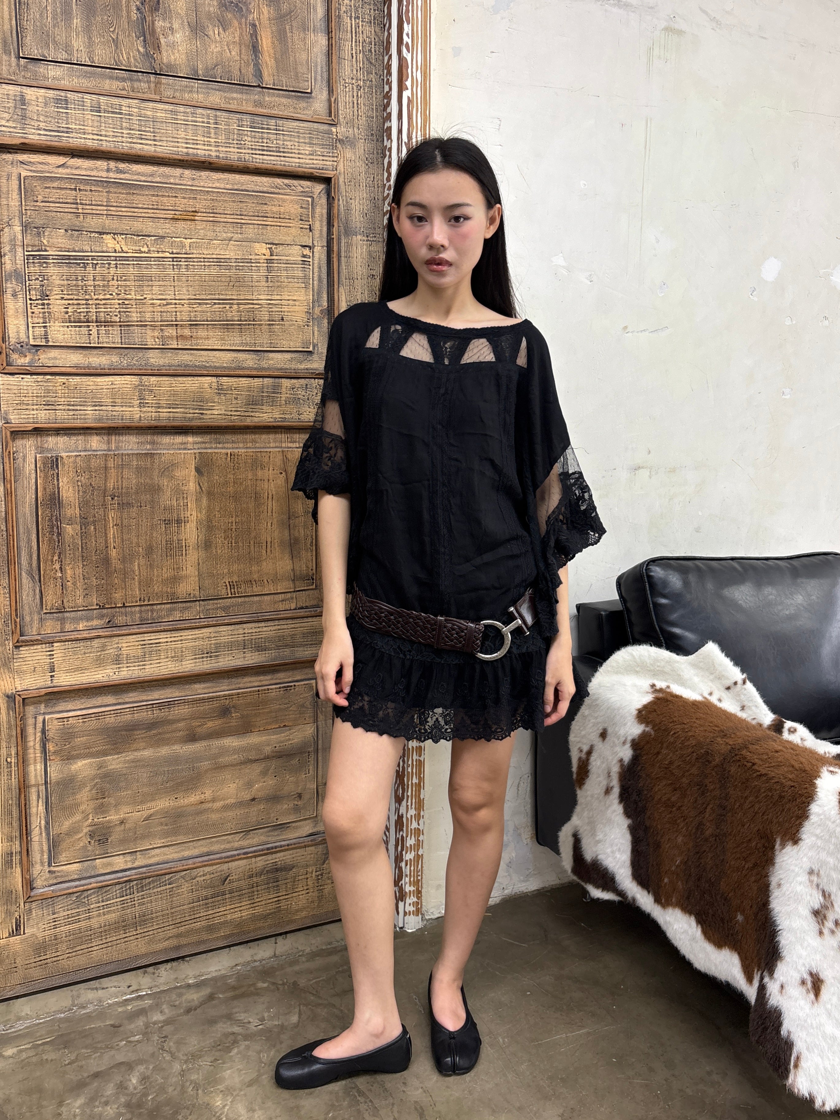 Lace bohemien tunic