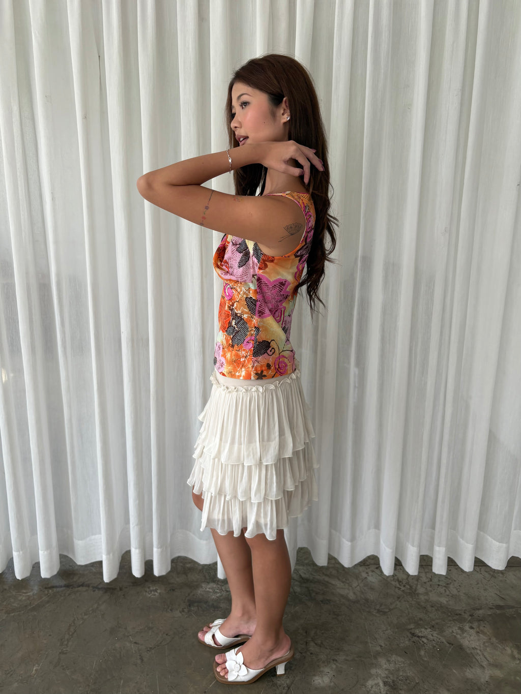 Sunset off shoulder blouse