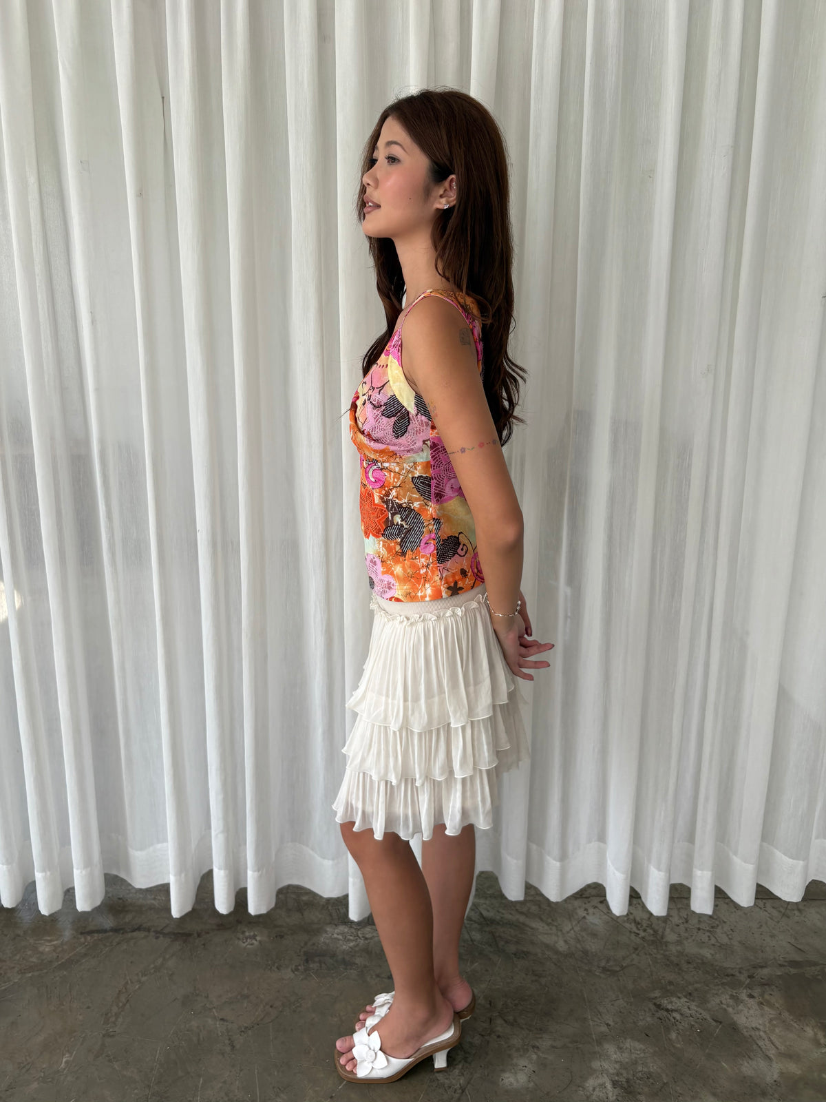 Sunset off shoulder blouse