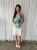 Lagoon paisley halter top
