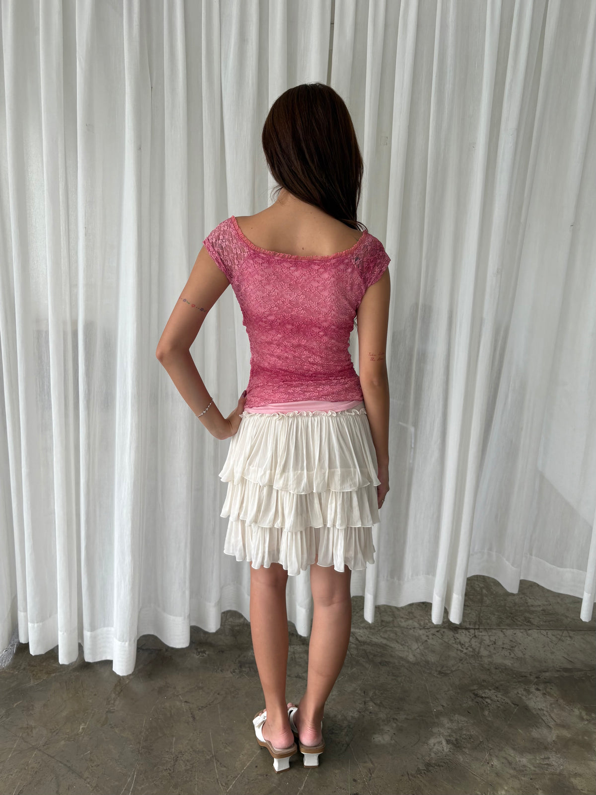 Rave ombré  lace top