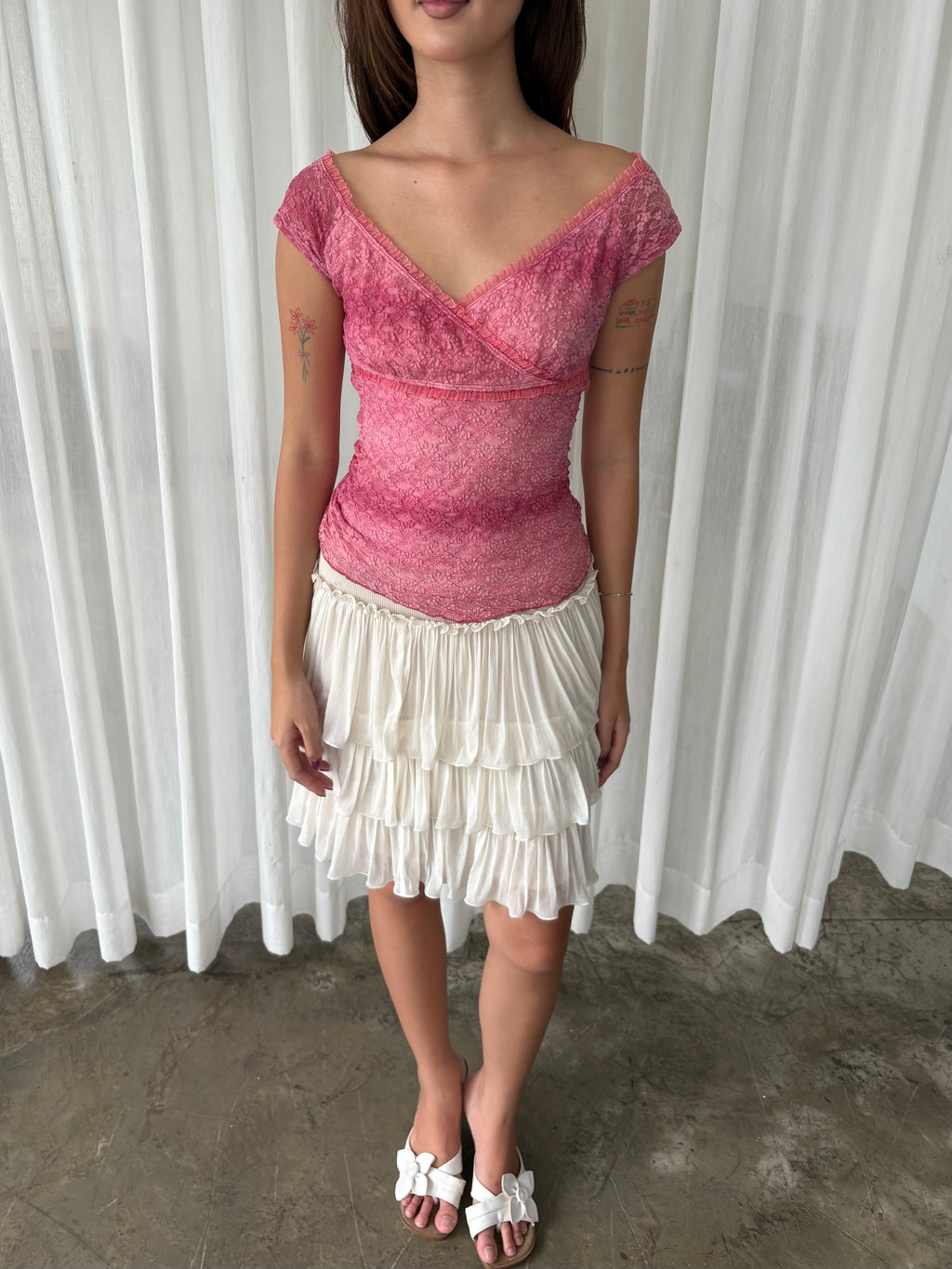 Rave ombré  lace top