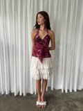Paisley draped halter