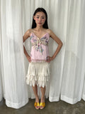 Pink butterfly camisole