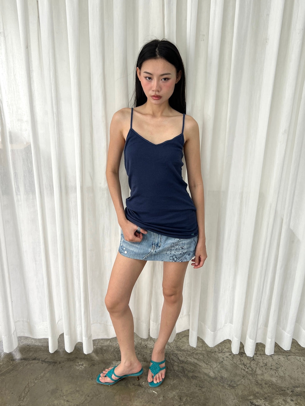 Abercrombie navy camisole