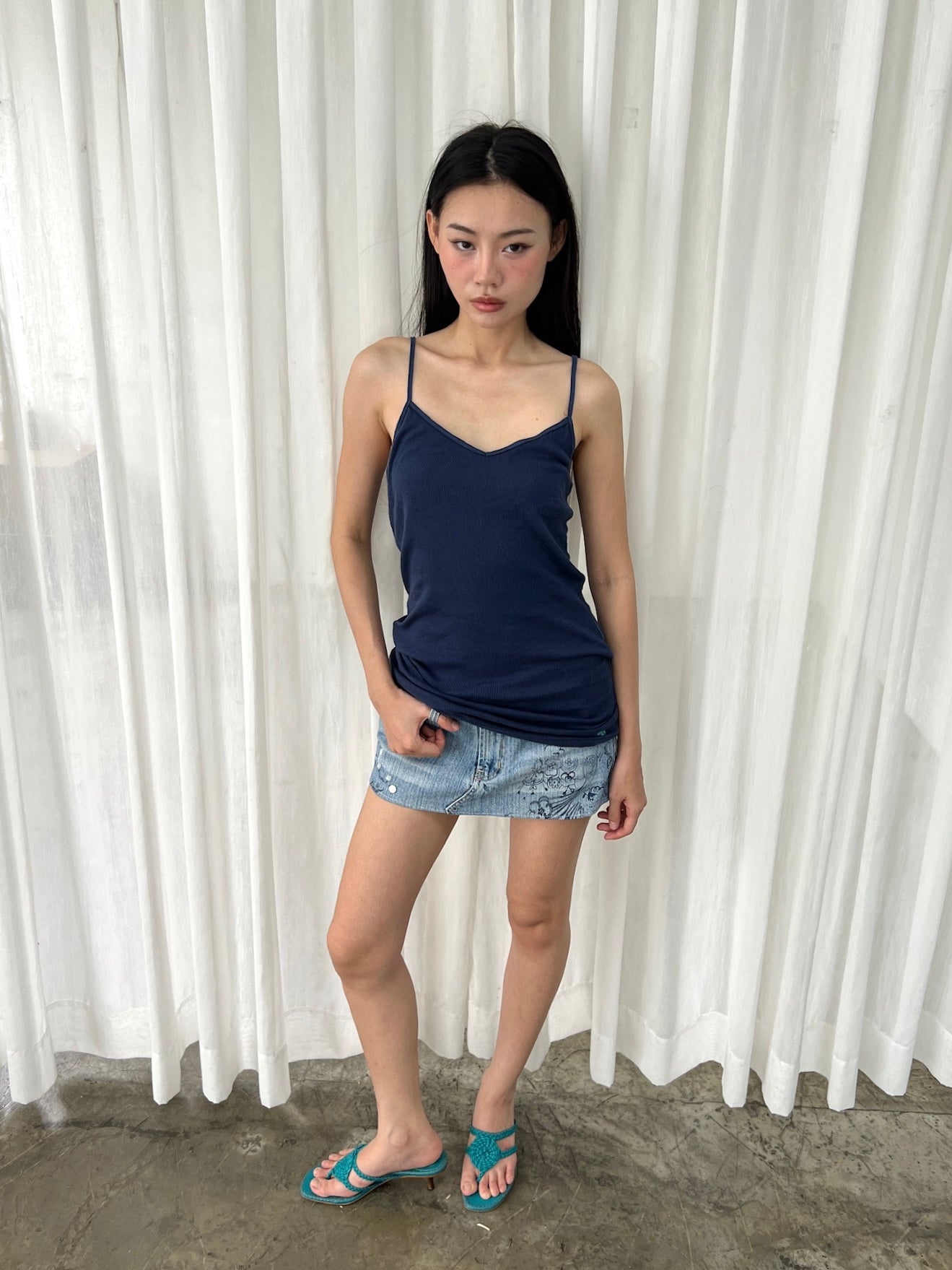 Abercrombie navy camisole