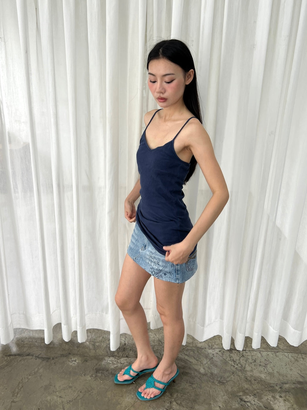 Abercrombie navy camisole