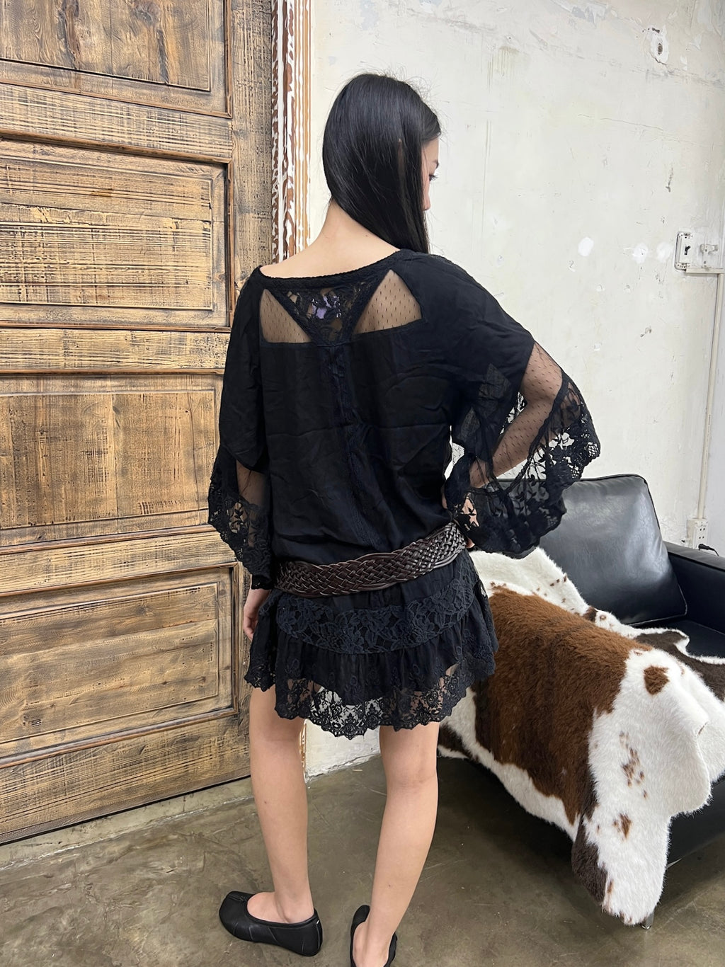 Lace bohemien tunic