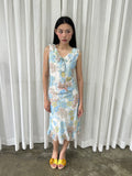 Dreamy floral ruffle dress