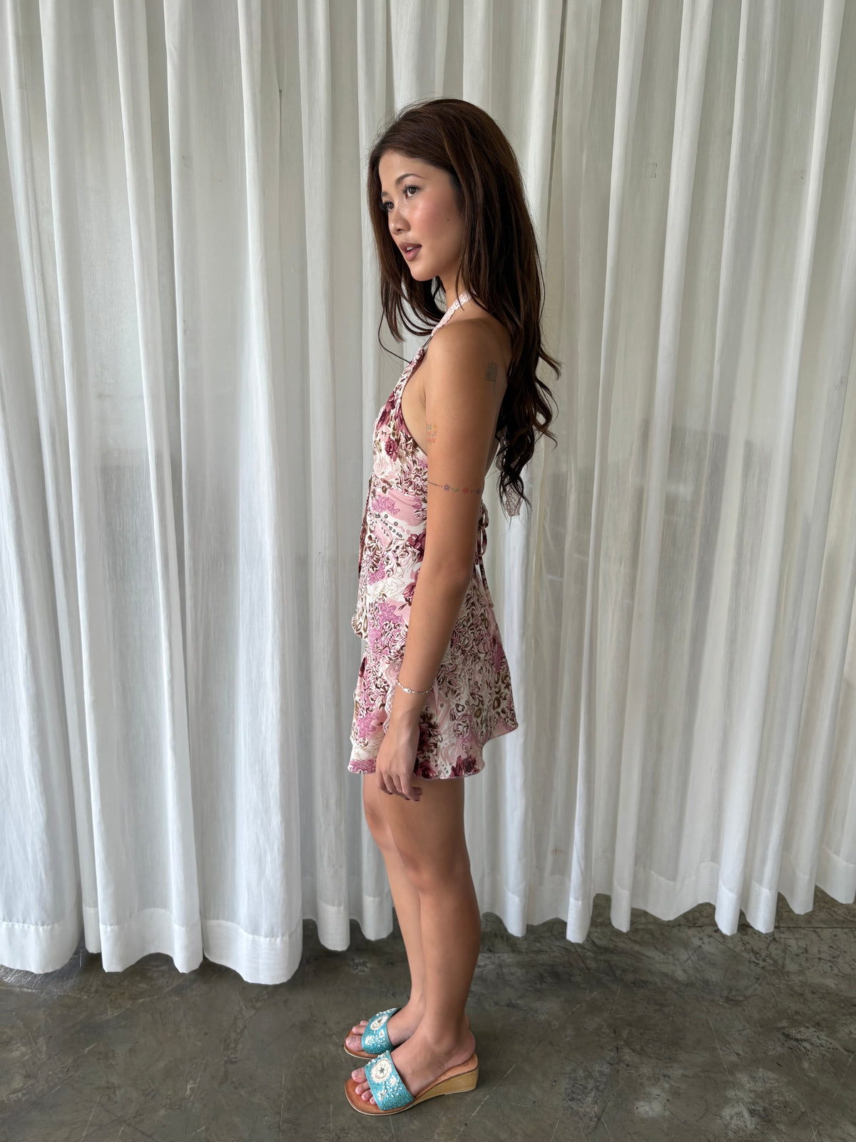 Lace rose paisley set