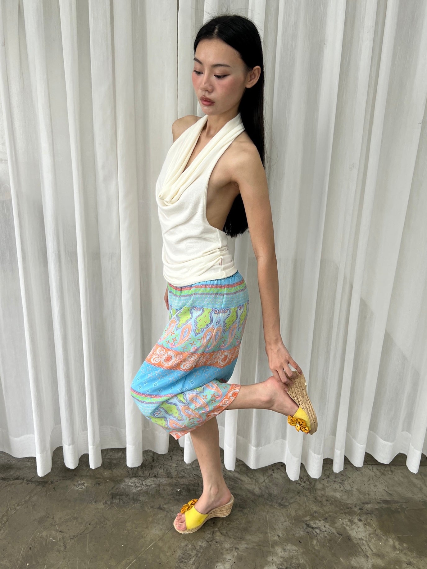 Summer midi skirt
