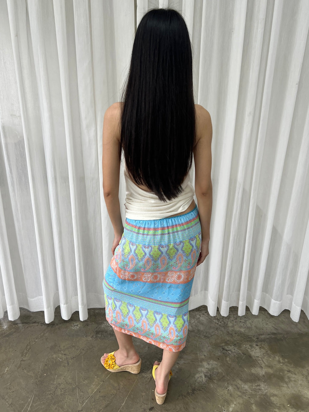 Summer midi skirt
