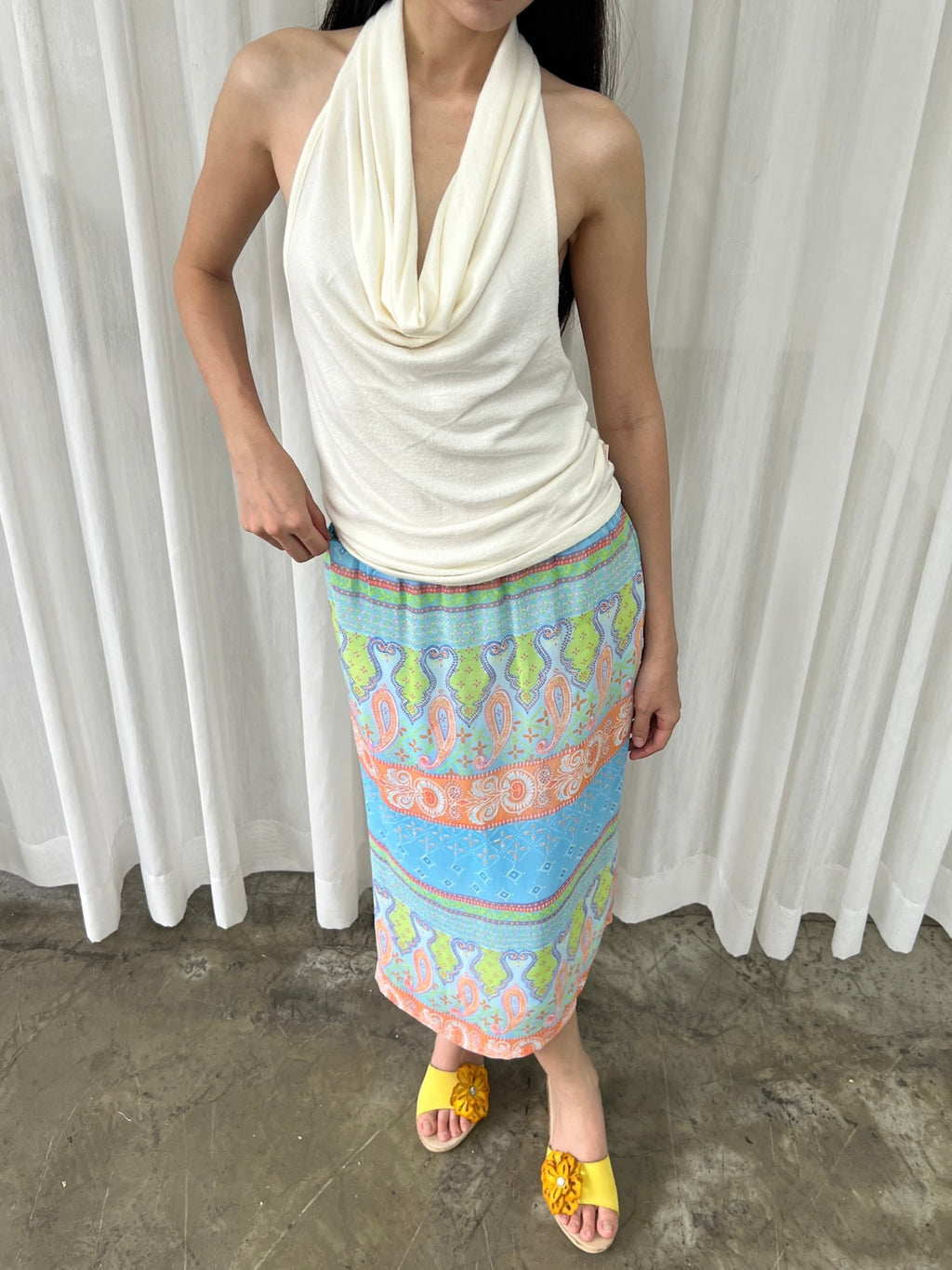 Summer midi skirt