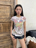 Love peace baby tee