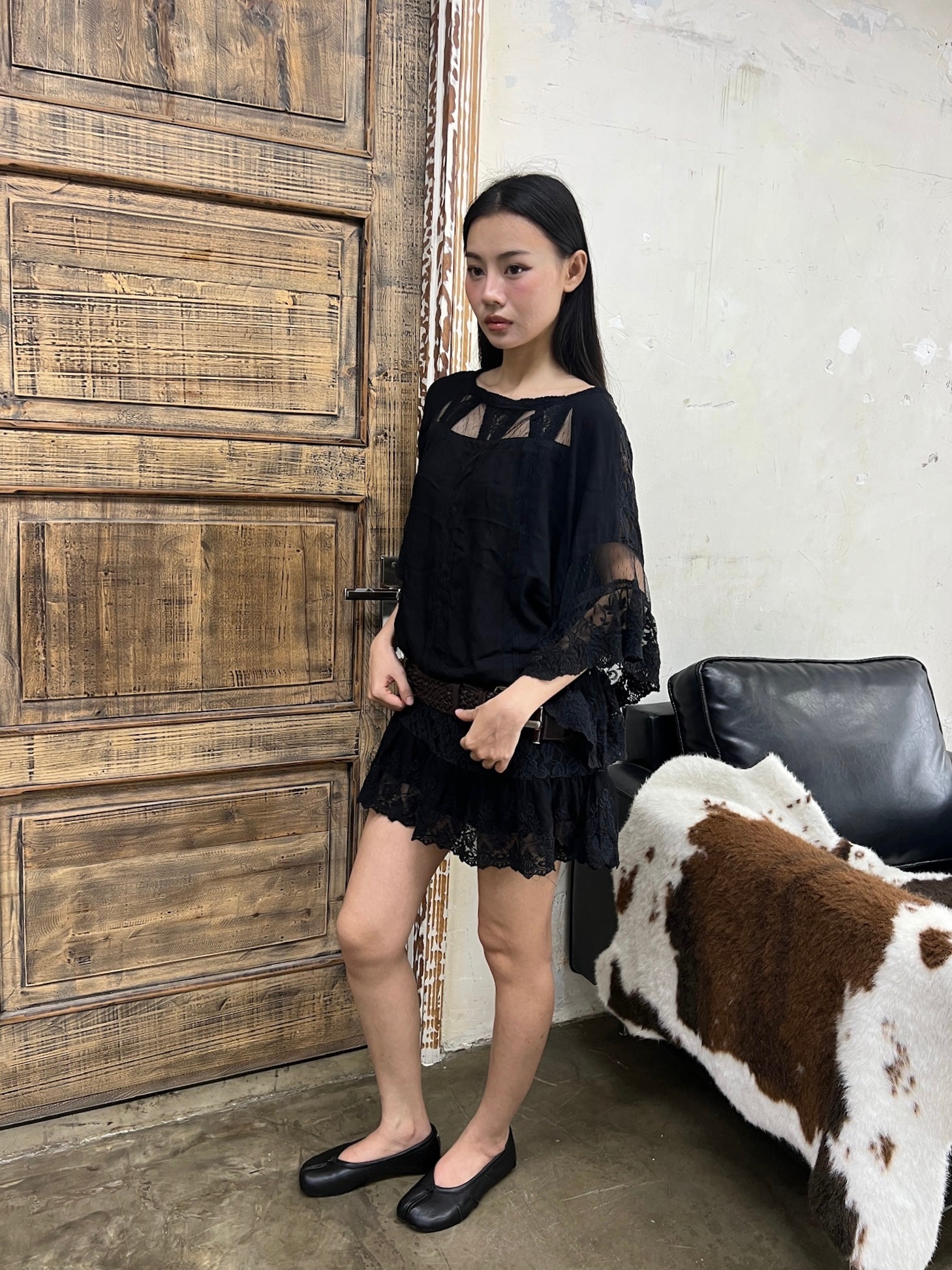 Lace bohemien tunic